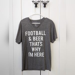 Live Love Game Day - Football and Beer Tee